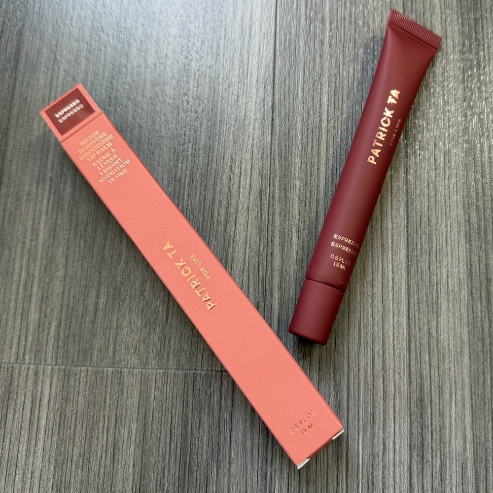 Patrick Ta Major Moisture Smoothing and Hydrating Tinted Lip Balm — Espresso